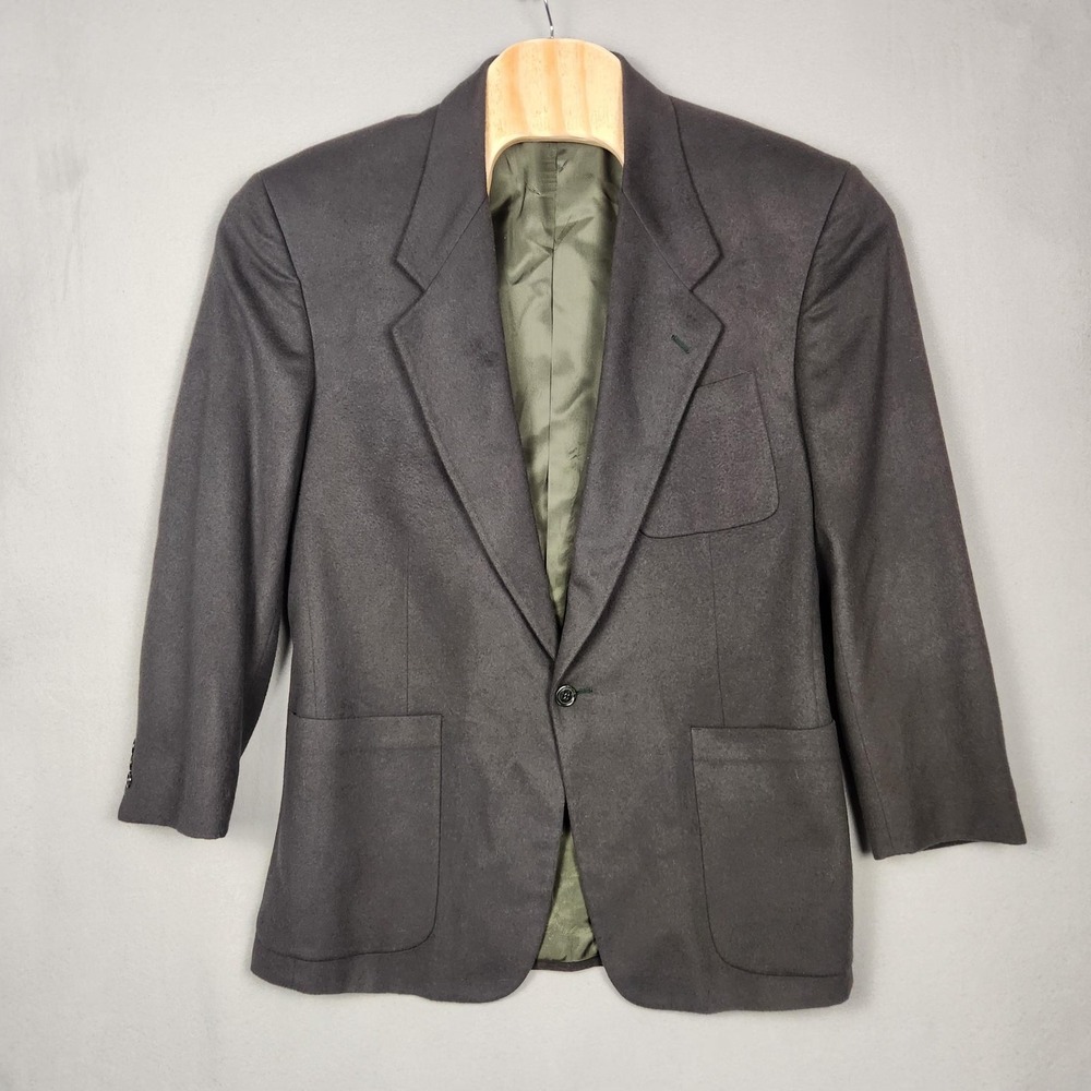 Yves Saint Laurent Blazer Mens‎ Medium Gray Cashmere Wool Sport Coat Dillard's